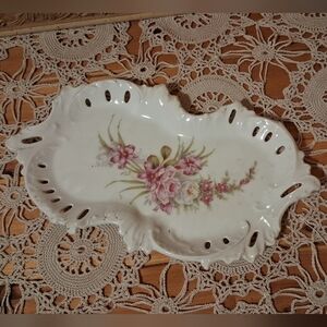 Floral Porcelain Decorative Tray